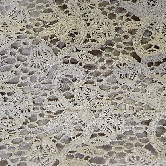 Crochet Beige Skirt Size XL - Picture 2 of 4